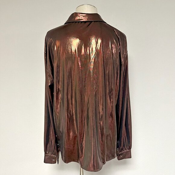 *NEW* BiBi Shine Buttondown - Picture 6 of 10